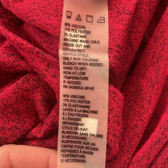 Allison Daley red and black sweater. Size XL - Picture 7 of 7